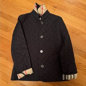 Women's Quilted Black Burberry Jacket
